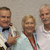 FBHOF Inductees Brain Garry & Dwaine Simpson with Boxing Achievement Award Phyllis Garry